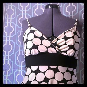 3/15🔥Polka dot spaghetti strap dress